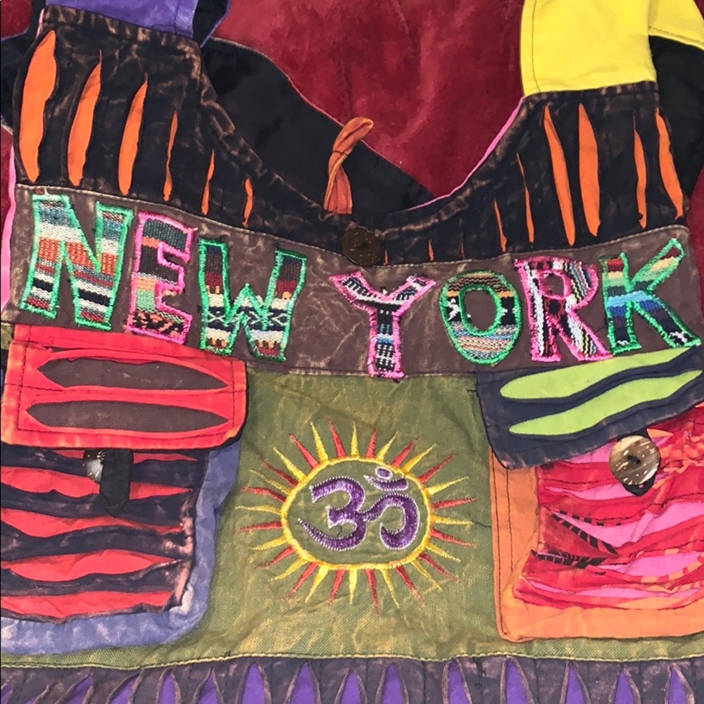 Boho bag patchwork  made for New York lightweight